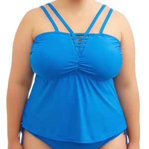 Blue tankini